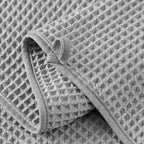 MICROFI New Microfiber Waffle Bath Towels, 2 Pieces, Fast Drying, Lint Free 430 - Image 3