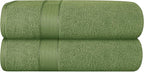 GLAMBURG 700 GSM Premium Cotton 2-Pack Oversized Extra Large Bath Sheet Set by GLAMBURG