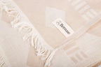 Bersuse 100% Cotton Belize XL Throw Blanket Turkish Towel Beach Blanket - Image 5