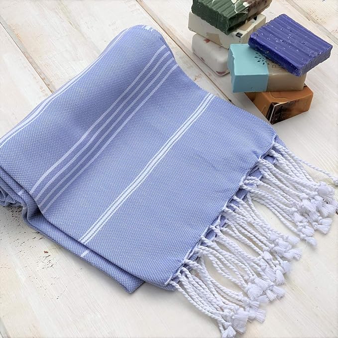 Turkish Beach Towel | 100% Cotton, 38 x 70 Inches | Quick Dry, Sand Free - Image 7