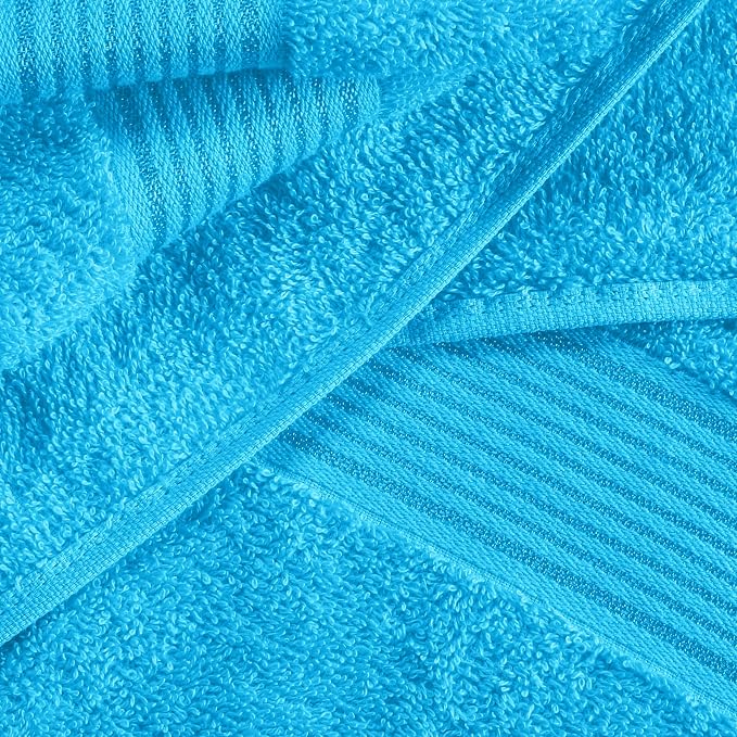 Elvana Home Ultra Soft 6 Pack Cotton Towel Set, Contains 2 Bath Towels 28x55 - Image 2