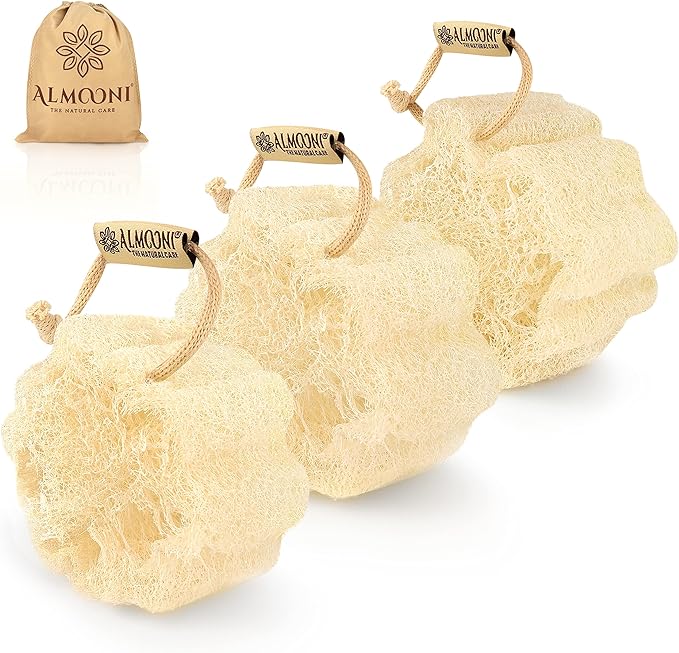 Almooni Mini Natural Loofah Sponge by Almooni