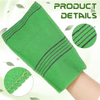 12 Pcs Exfoliating Washcloth, Korean Exfoliating Mitt Colorful Korean - Image 4