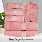 Superior Egyptian Cotton Pile 10 Piece Towel Set, Includes 2 Bath, 4 Hand - Image 3