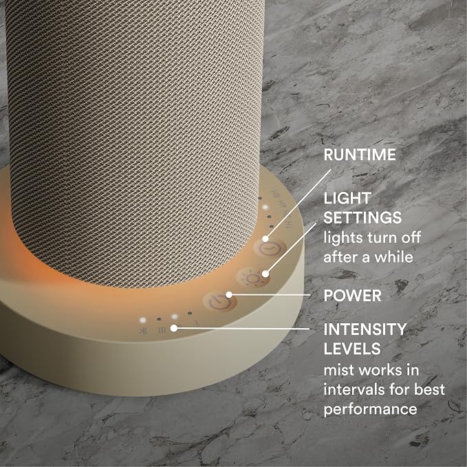 Homedics SereneScent Mini Fabric Rechargeable Waterless Diffuser, Cordless - Image 5
