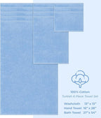 American Soft Linen Luxury 6 Piece Towel Set, 2 Bath Towels 2 Hand Towel 2 - Image 4