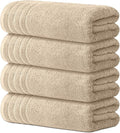Avalon Towels Bath Towels Set of 4, Size 30 x 60 Inches, Highly Soft and by AvalonTowels
