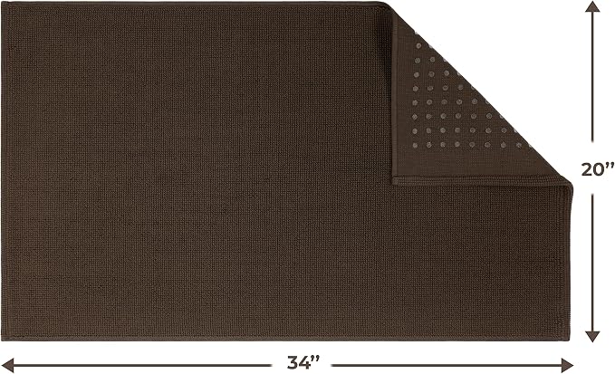 Cotton Paradise 100% Cotton Non Slip Bath Mats - Image 3