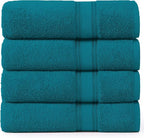 LANE LINEN 100% Cotton 4 Pack Bath Towels Set by LaneLinen