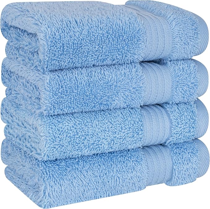 Cotton Paradise 100% Cotton Turkish Washcloth Set - Image 3
