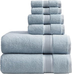 Springtree Home Luxury Bamboo Rayon Bath Towel Set 6 Piece Set | 35% Bamboo by SpringtreeHome