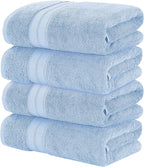 Modern Threads 4-Pack SpunLoft Bath Sheet Blue 35x66 by ModernThreads