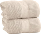 NY Loft 100% Cotton 2 Pack Bath Sheet Towel Set | Super Soft & Absorbent by NYLoft