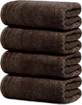 Tens Towels Pack of 4 Extra Large Bath Towels 30 x 60 Inches, 100% Cotton by TensTowels