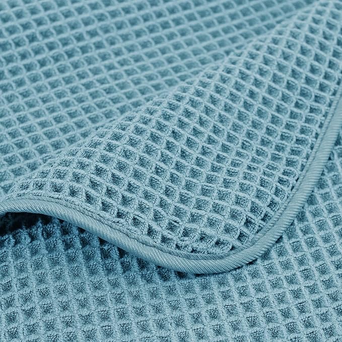 POLYTE 430 GSM Microfiber Oversize Quick Dry Lint Free Bath Towel, 60 x 30 in - Image 7