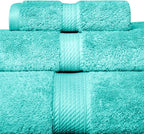 SUPERIOR Egyptian Cotton Pile 3 Piece Towel Set, Includes 1 Bath, 1 Hand - Image 4