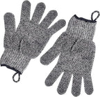 Exfoliating Gloves with Hanging Loop by Meiyante