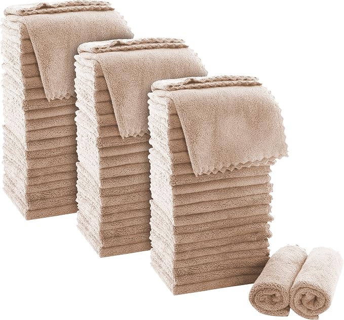 MOONQUEEN Ultra Soft Premium Washcloths Set by MOONQUEEN
