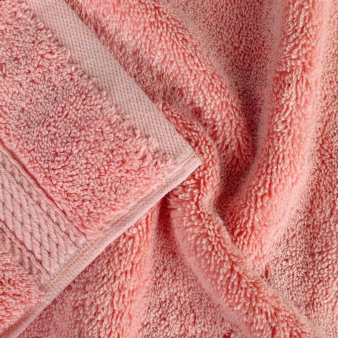 SUPERIOR Egyptian Cotton Pile 8 Piece Towel Set, Includes 2 Bath, 2 Hand - Image 7
