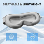 Sleep Eye Mask for Men Women, Sleeping Mask for Side Sleeper, Travel Blackout - Image 6