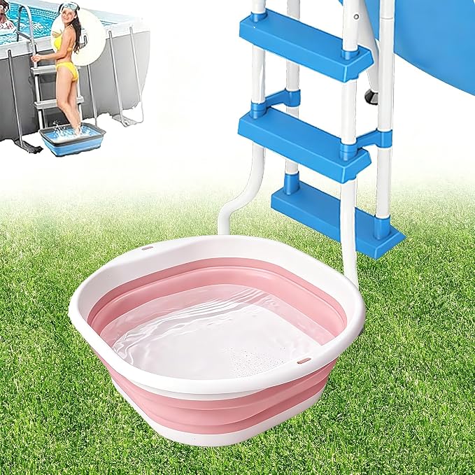 Portable Pool Foot Bath, Collapsible Pool Foot Wash Basin Tub, Foot Bath Basin by ESEHGS