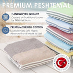 ATANI Turkish Beach Towel, Converts to a Bag, Oversized 100% Cotton Bath Towels - Image 6