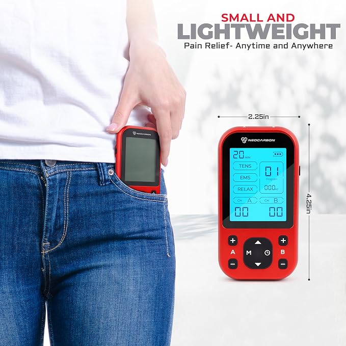 NEOCARBON TENS Unit Muscle Stimulator Pro - Image 4
