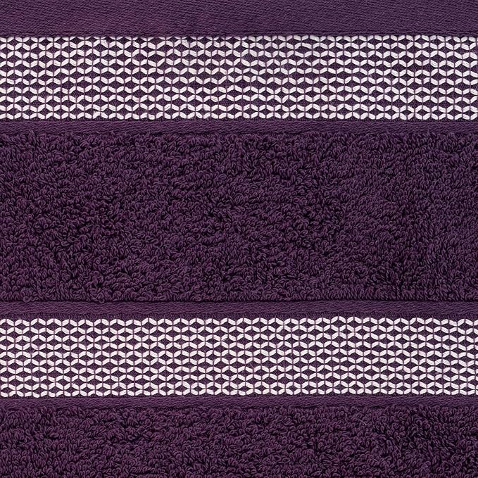 CASA COPENHAGEN Solitaire 6Pcs 100% Egyptian Cotton Large Designer Towels Gift - Image 8