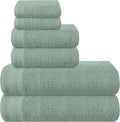 Ultra Soft 6 Pack Cotton Towel Set, Contains 2 Bath Towels 28x55 inch, 2 Hand by Unknown