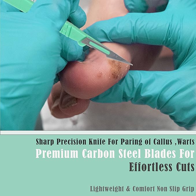Disposable Sterile Scalpel #11, Podiatry & Professional Corn Callous Knife - Image 5