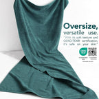 American Soft Linen 100% Cotton 600 GSM Turkish 40x80 Oversized Bath Towel Sheet - Image 3