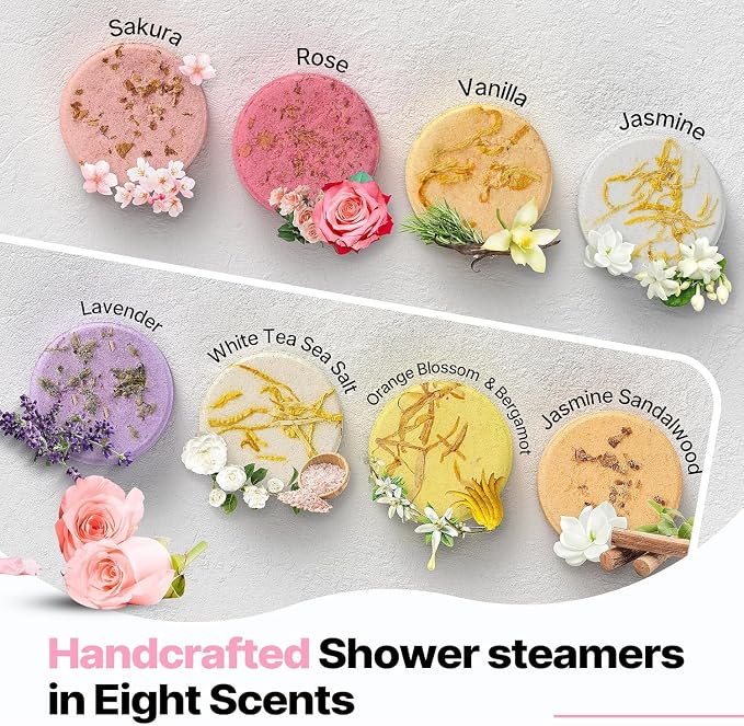 Shower Steamers Aromatherapy SWCANDY 8 Pack Mothers Day Gifts - Image 2