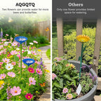 Bee Watering Station for Garden 4 Pack, Metal Double-Flower Bee Bath Garden - Image 3