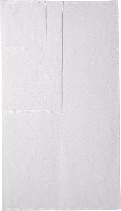 Amazon Basics 100% Cotton Soft Quick-Dry 8-Piece Towel Set, Bath Towels - Image 7