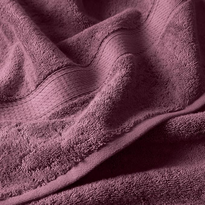 SUPERIOR Egyptian Cotton Pile 6 Piece Towel Set, Includes 2 Bath, 2 Hand - Image 4
