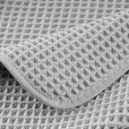 POLYTE 430 GSM Microfiber Quick Dry Lint Free Oversize Bath Towel Set, 6 Piece - Image 7