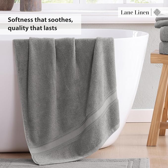 LANE LINEN Luxury Bath Towels Set - Image 4