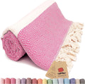 Bazaar Anatolia Turkish Beach Towel – 100% Cotton, Quick Dry, Sand Free Towel by BazaarAnatolia