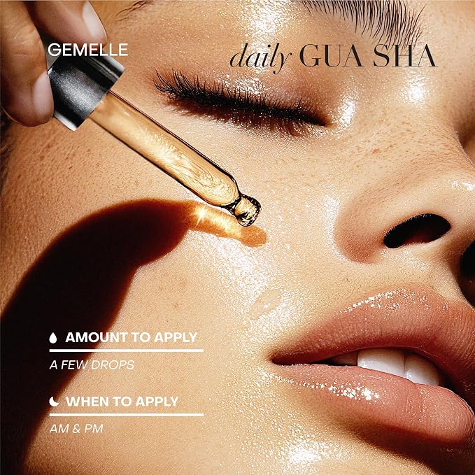 GEMELLE Lymphatic Gua Sha Face Oil | 10x Award Winner | Detox, Hydrate | - Image 6