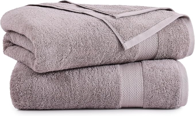 LANE LINEN Oversized Bath Towels Set of 2 - Image 2