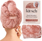Kitsch Plush Microfiber Hair Towel Wrap by Kitsch