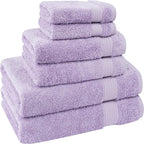 Cotton Paradise 6 Piece Towel Set, 100% Cotton Soft Absorbent Turkish Towels - Image 5