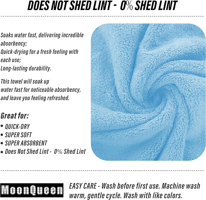 MOONQUEEN 18 Pack Premium Hand Towels - Image 4