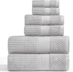 Springtree Home 100% Cotton Towel Set | 6 Piece Set | Super Soft & Absorbent by SpringtreeHome