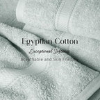 SUPERIOR Egyptian Cotton Pile 6 Piece Towel Set, Includes 2 Bath, 2 Hand - Image 5