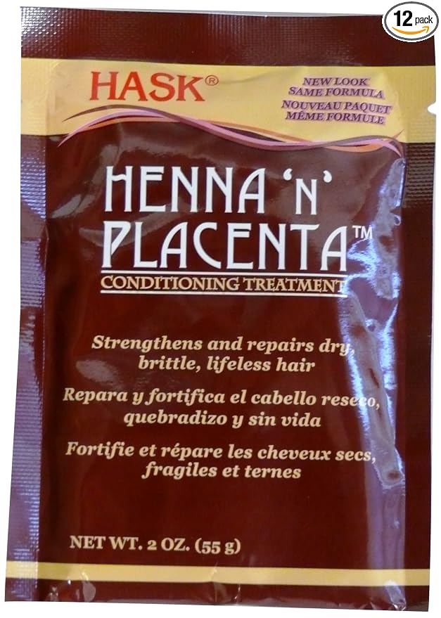 Hask Pks Henna & Placenta 2 Ounce Conditioning Treatment by HASK