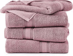 Lane Linen 100% Cotton Bath Sheets 4 Pack - Image 2