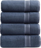 Springtree Home Luxury Viscose from Bamboo Bath Towel Set of 4 | 35% Viscose by SpringtreeHome