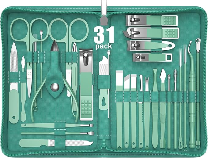 Tseoa Manicure Set Personal Care, Nail Clipper Kit, Professional Nail Clipper by Tseoa