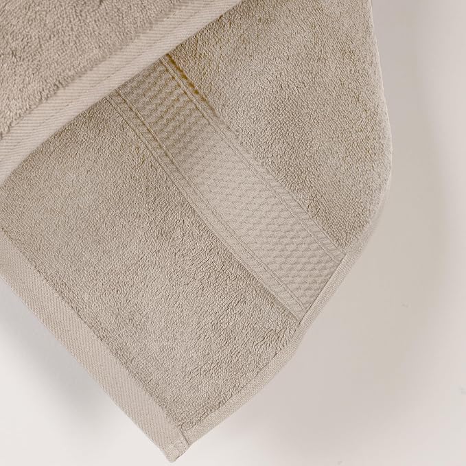SUPERIOR Egyptian Cotton Pile Bath Towel Set of 2, Ultra Soft Luxury Towels - Image 4